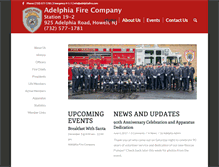 Tablet Screenshot of adelphiafire.com